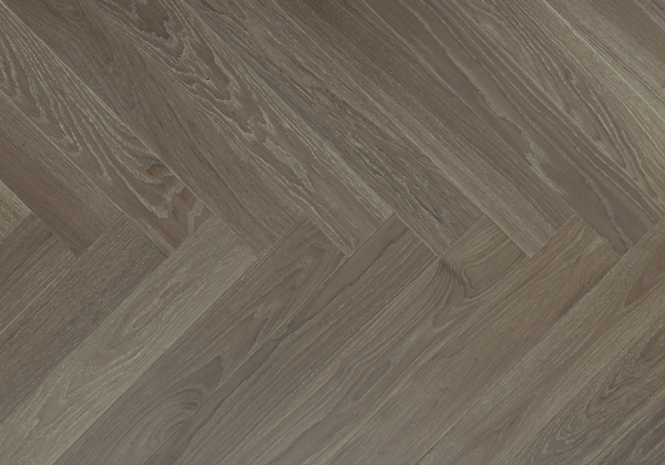 Инженерная доска Karelia Herringbone ДУБ СТАЛЬ HB